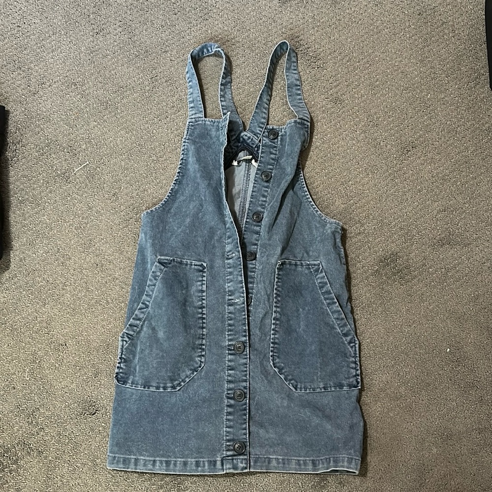 American Eagle Button Down Overall Dress